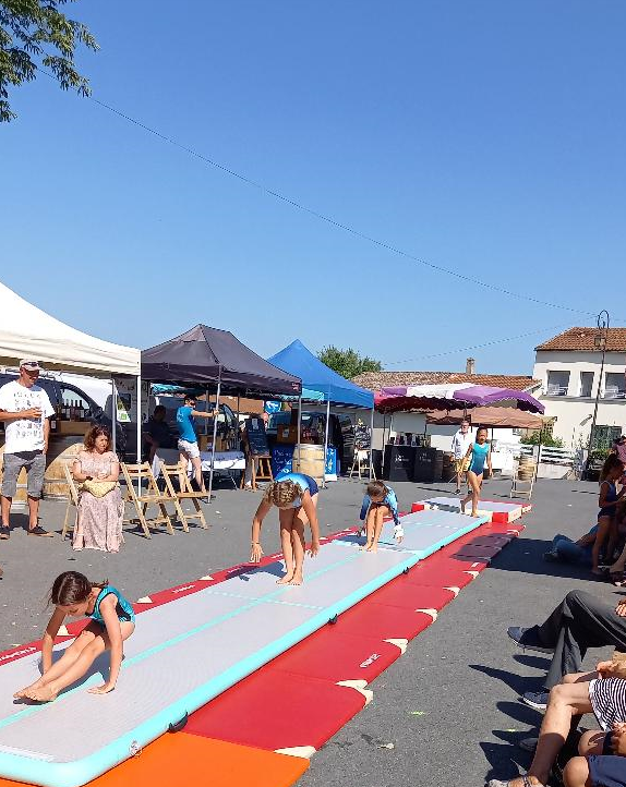 Démonstration de nos gymnastes